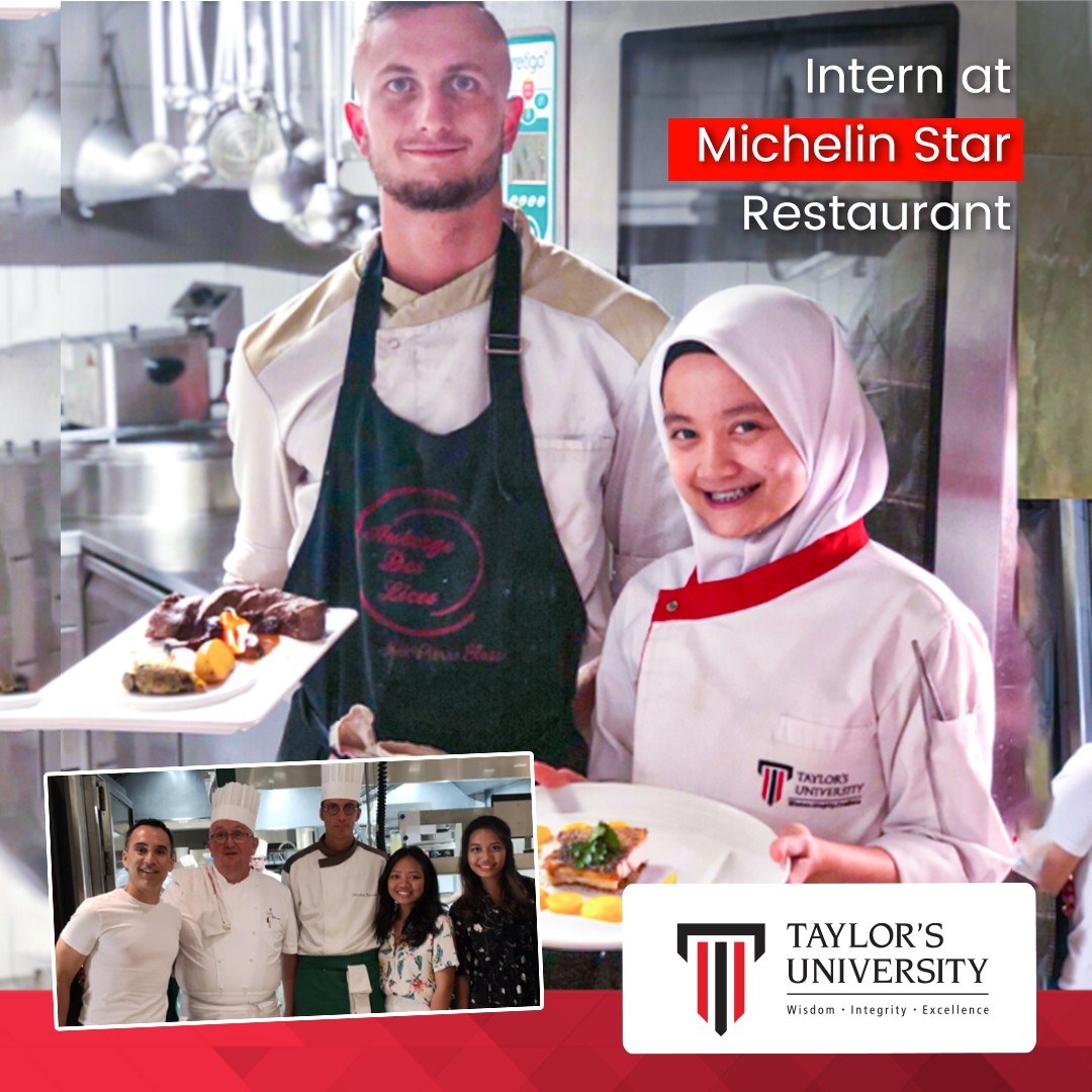 Students have the opportunity to intern at Michelin Star restaurants in Europe or North America to gain valuable experience.